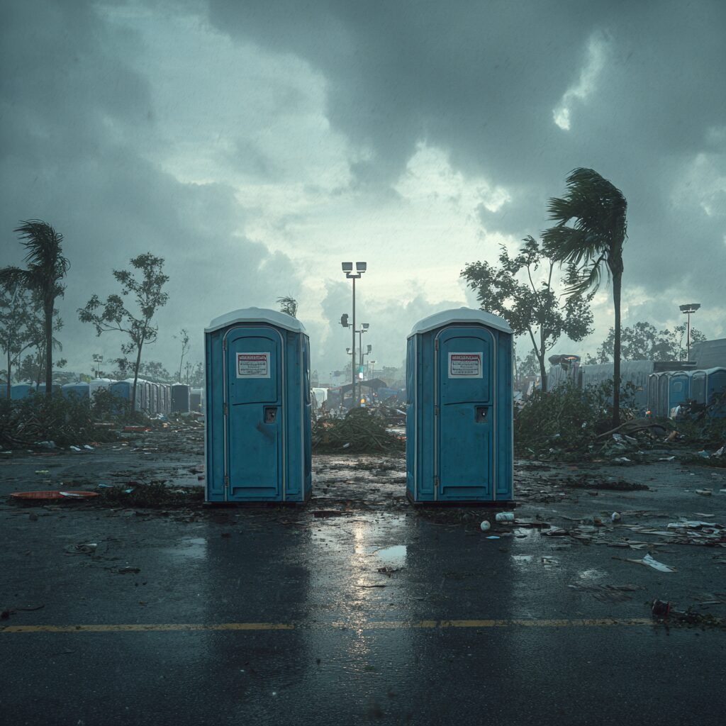 Porta potty prices change for the winter.