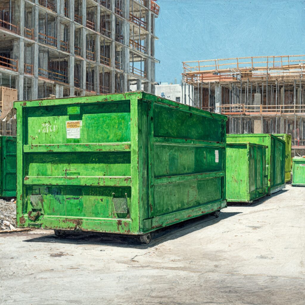Weekly costs for construction dumpsters