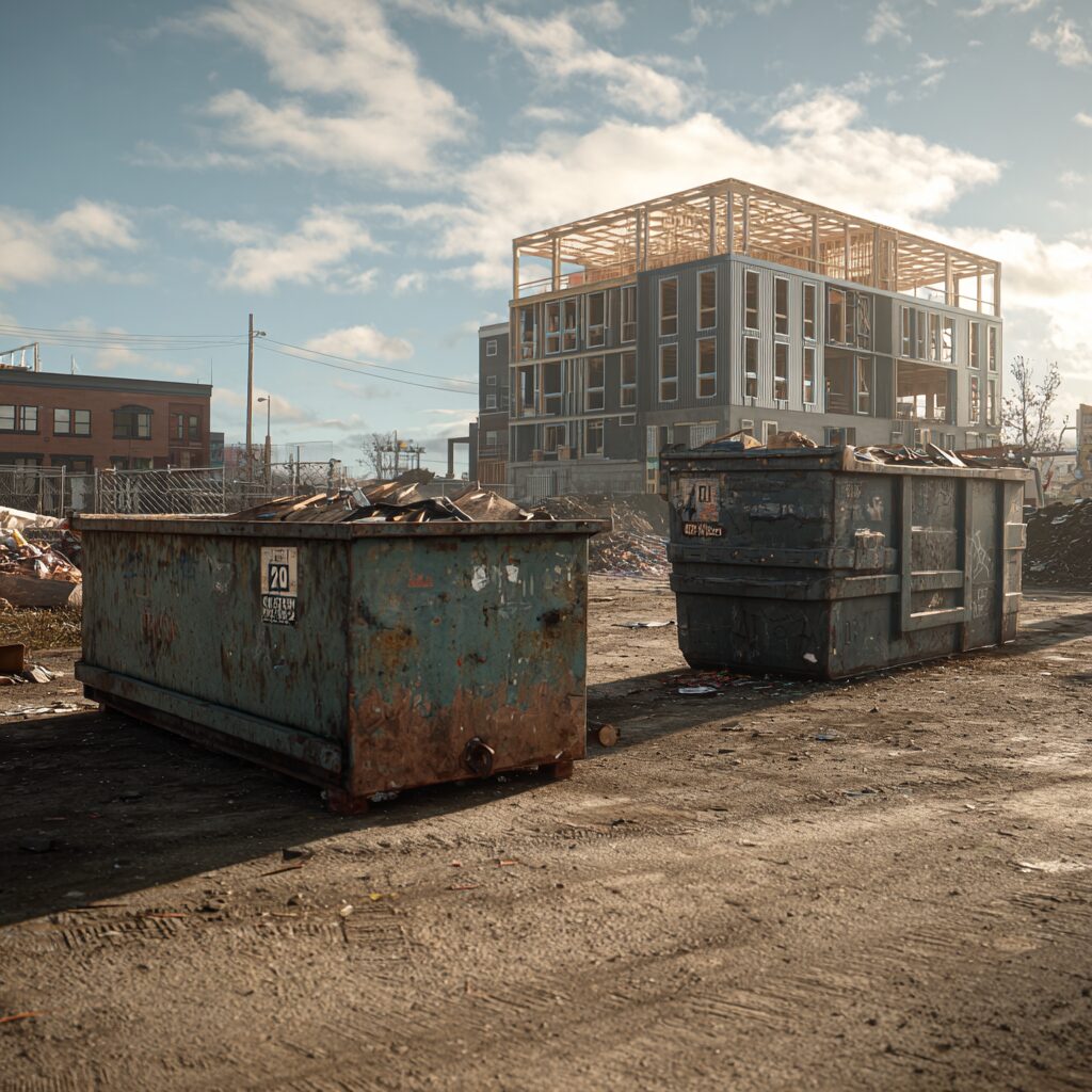 Weekly dumpster rental costs for construction sites