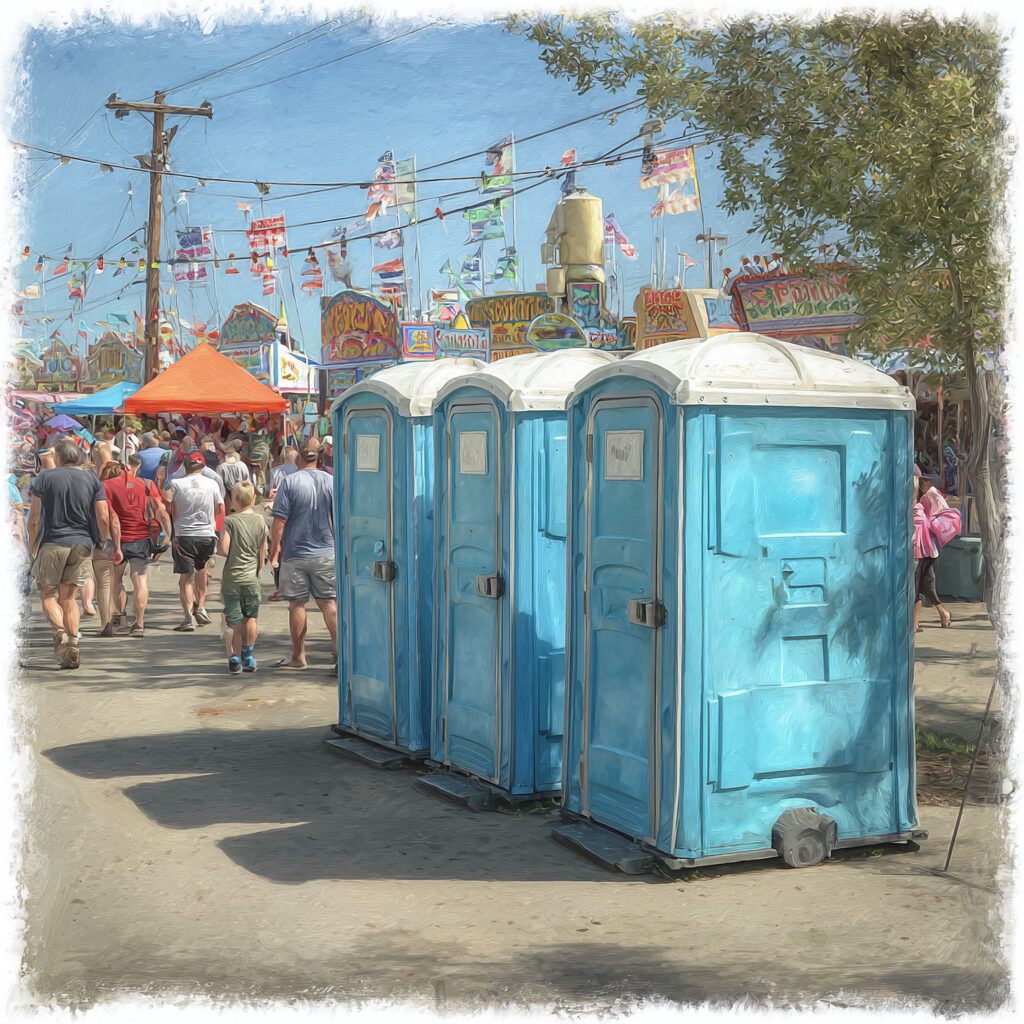 portable toilet rental costs for events