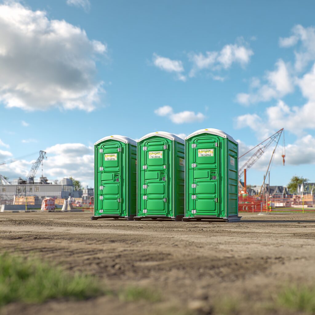 Ground must be level for safe porta potty placement