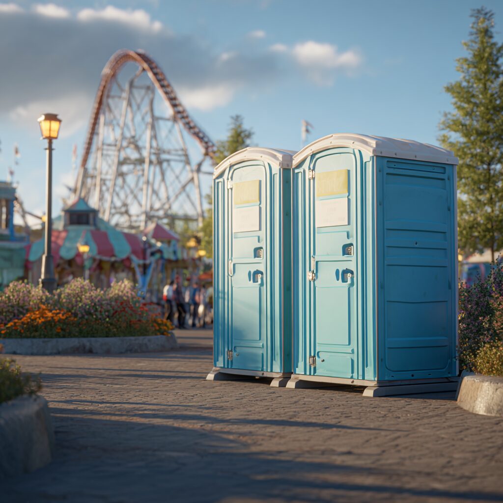 securing porta potties for public safety