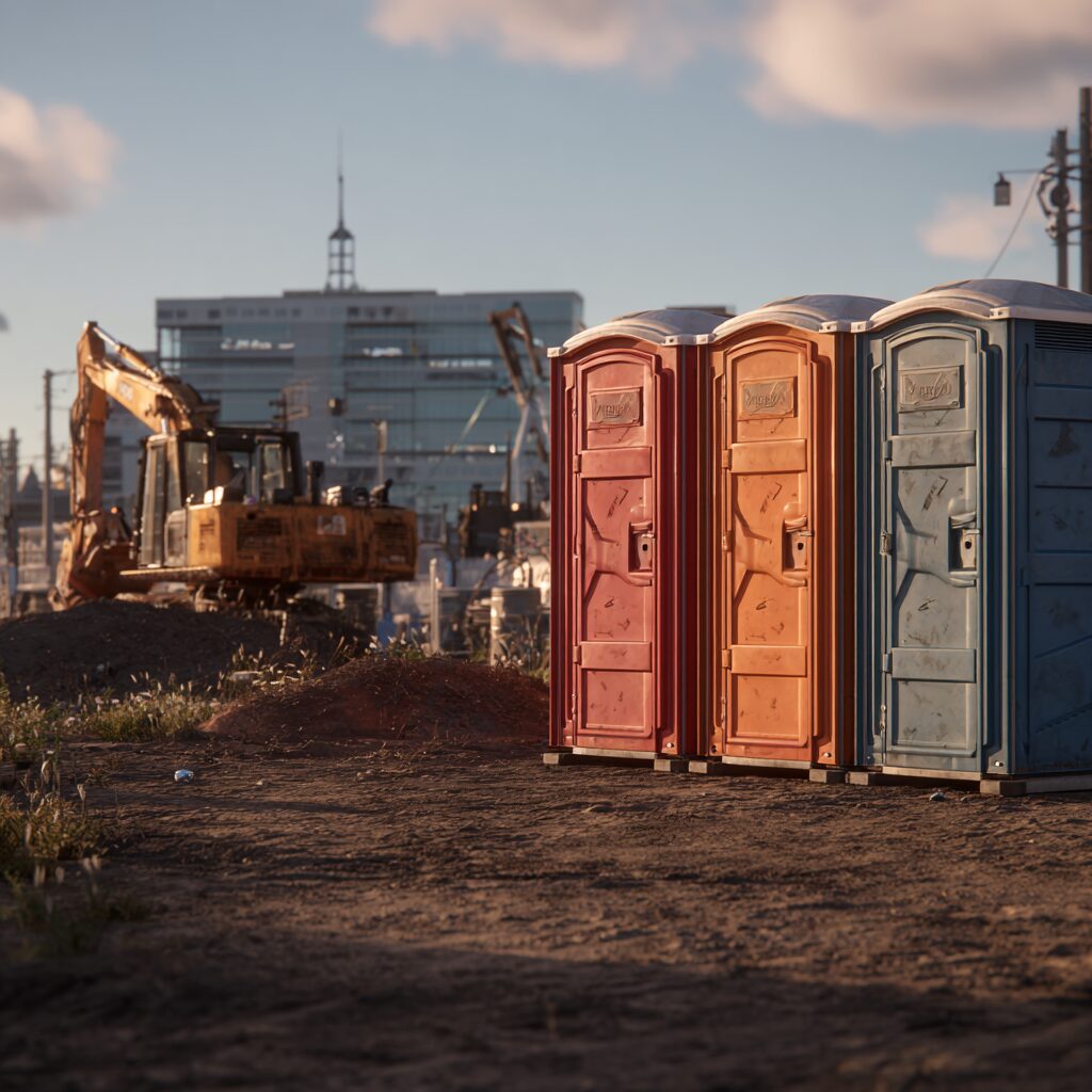 Porta potty tips for jobsites in high temperatures