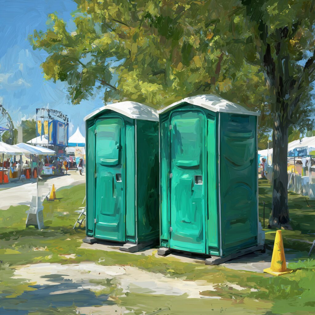 High temps affect porta potty chemicals.