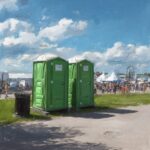 Porta potty chemicals can evaporate faster in high heat.