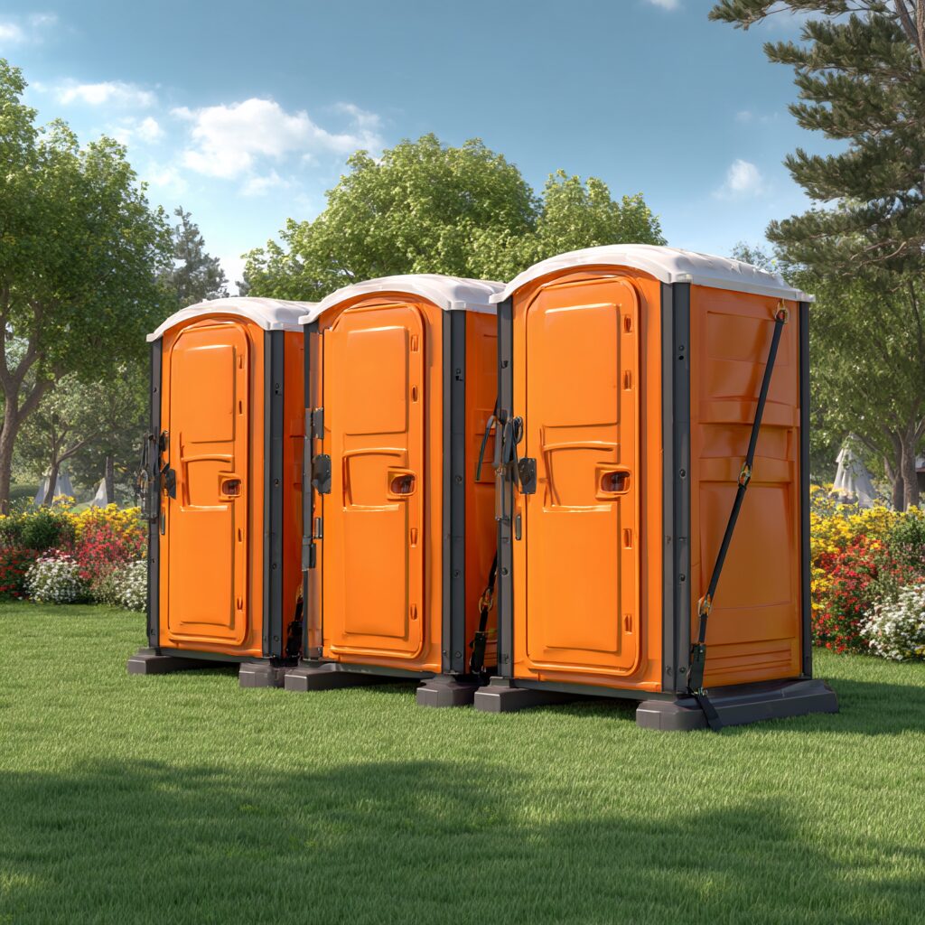 How to prepare portable toilets for hurricanes.
