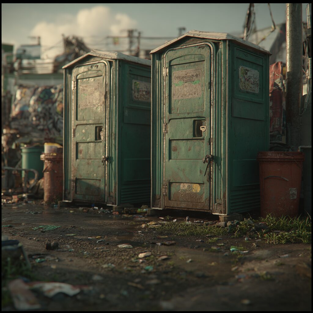 porta potty placement for tornado safety