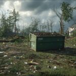 how to protect dumpsters in a tornado