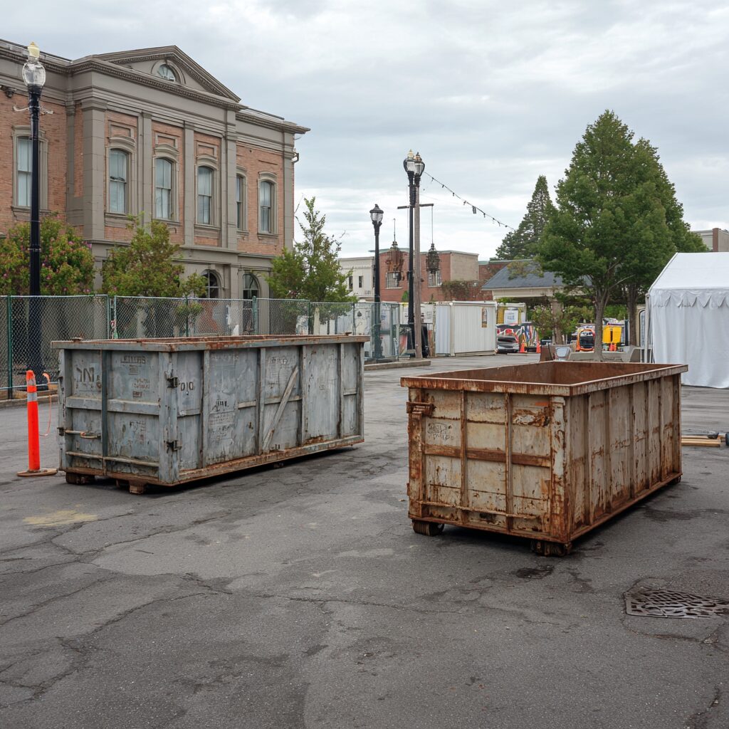 Dumpster rentals for summer natural disasters