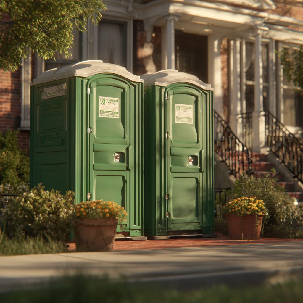 Porta potty rental tips for summer weddings