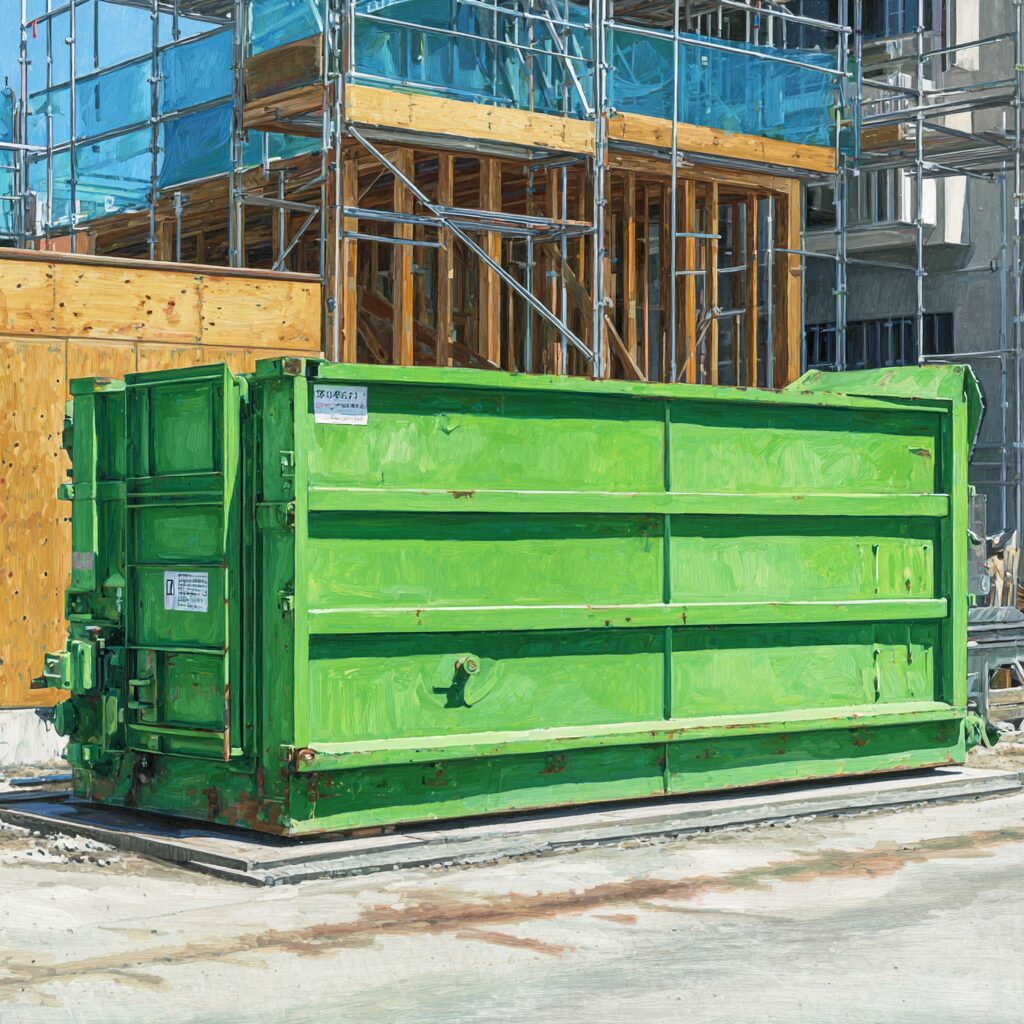 dumpster rental tips for construction sites in summer