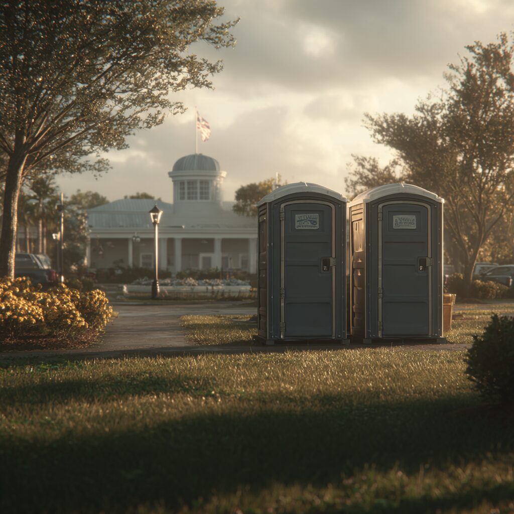 porta potties for rec center outdoor events