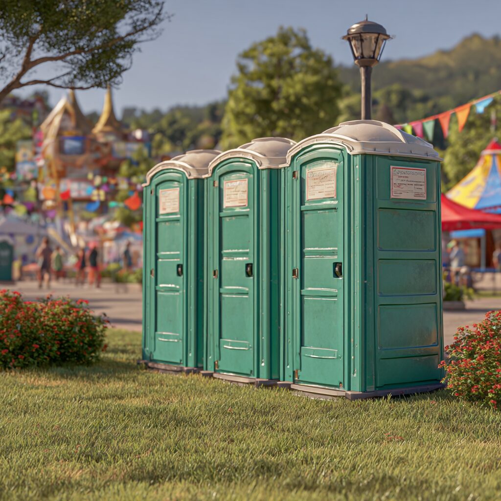 high summer temps require additional porta potty hygiene procedures