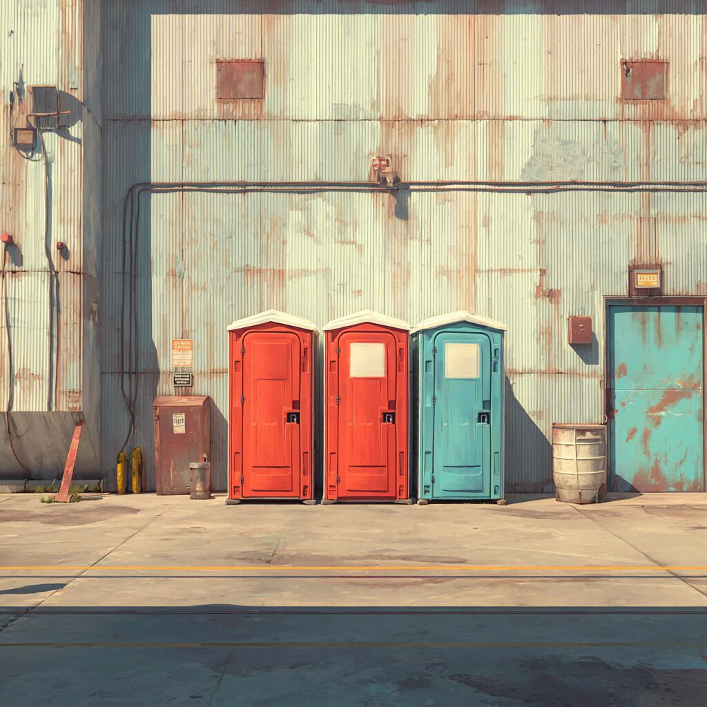 industrial area porta potty requirements