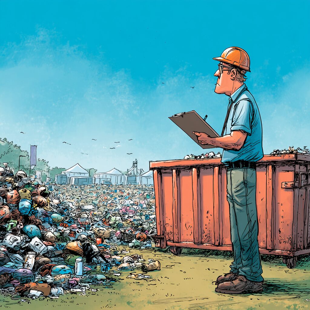 how to estimate waste event types