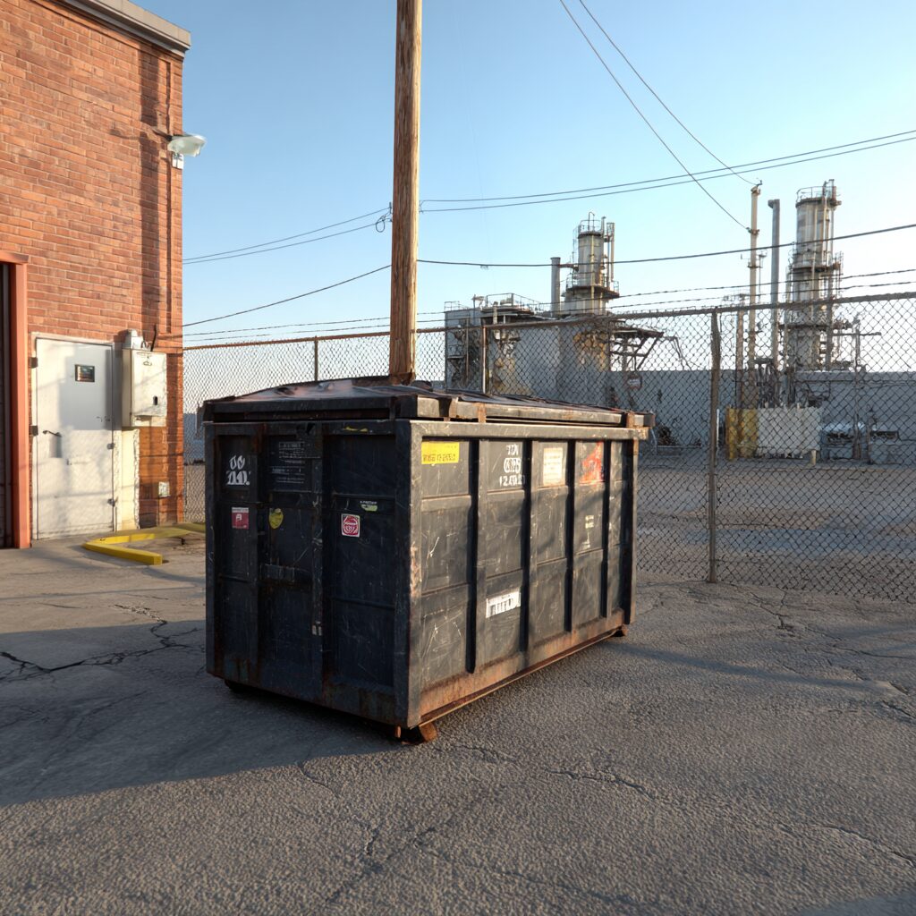 10-yard dumpsters for heavy disposal on construction sites