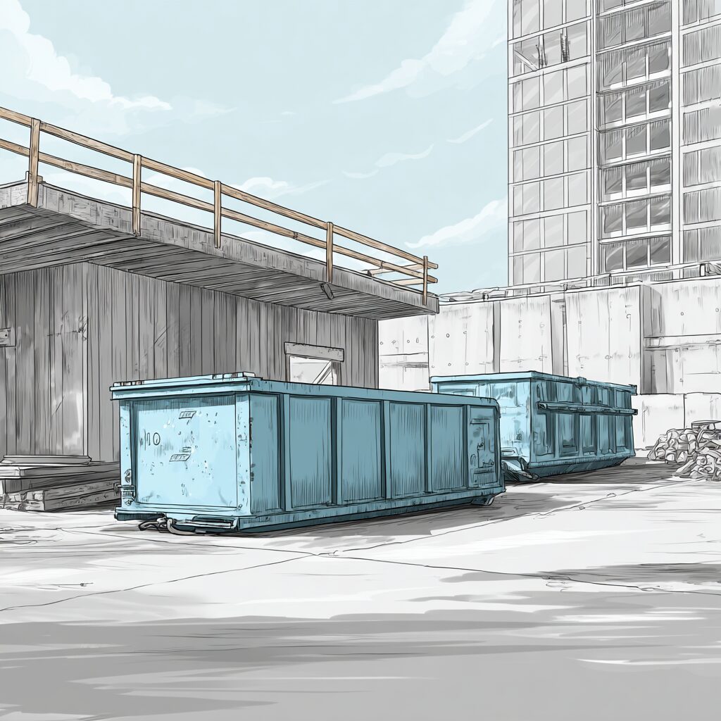 placement guidelines for dumpster rentals near me
