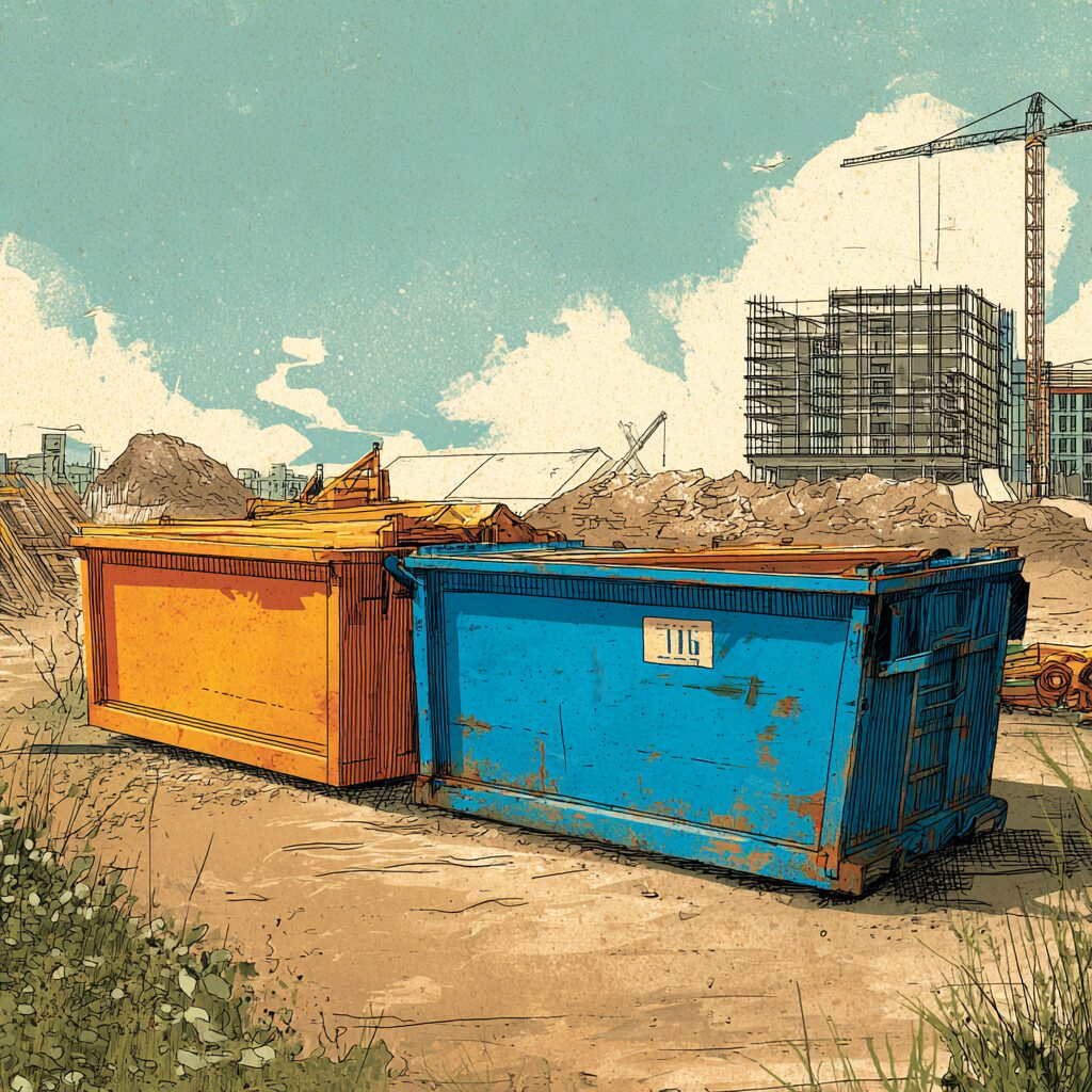 Safety guidelines for dumpster rentals near me
