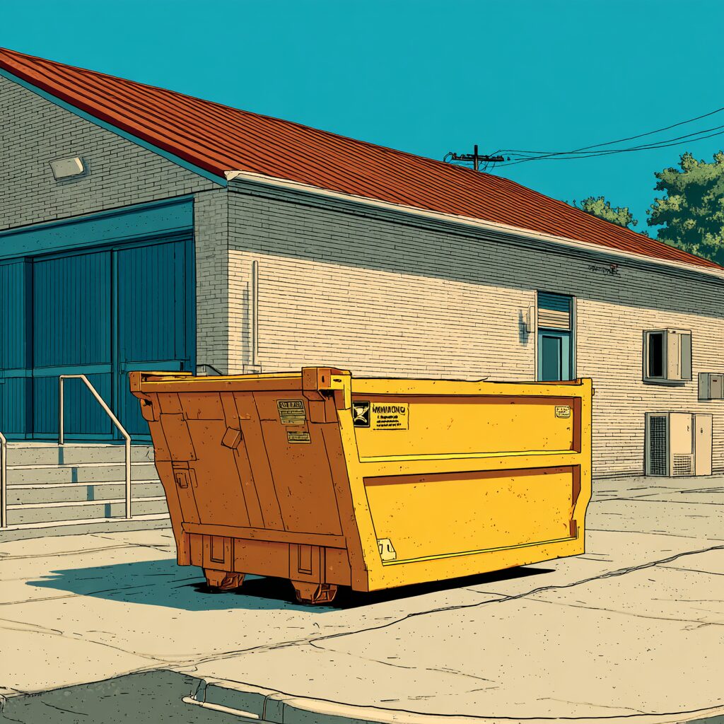 Keeping the public safe around dumpsters at public events