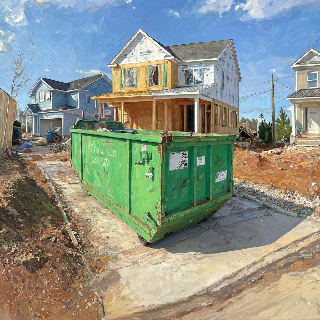 Renting a 20 yard dumpster is common for commercial and residential situations