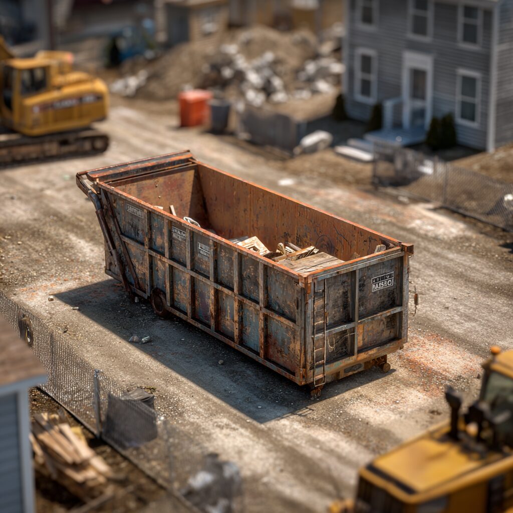 dumpster rental planning for construction