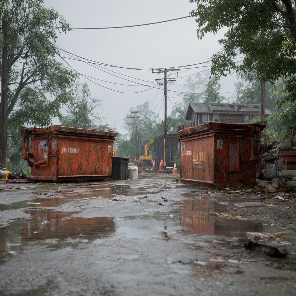 dumpster rentals for fall