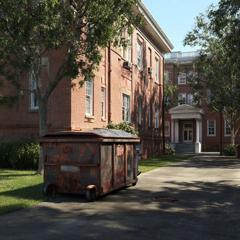 Dumpster rentals for campus