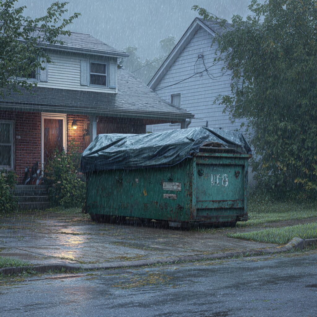 dumpster rentals for roofing repairs in Fall