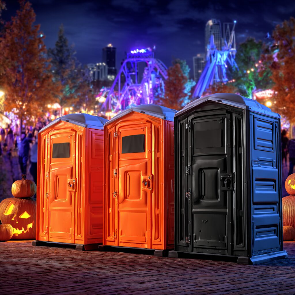 Porta potty rentals for Halloween events