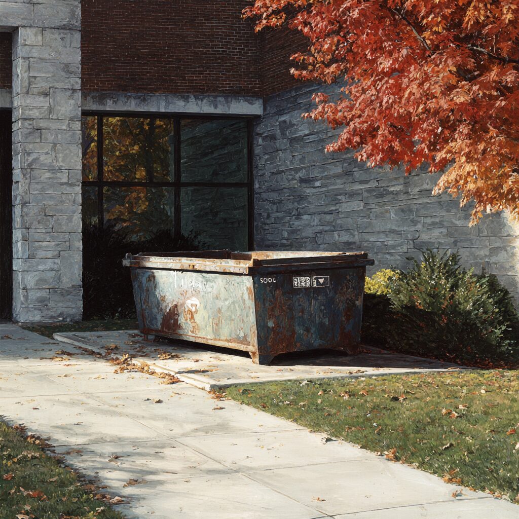 Dumpster services for Halloween events