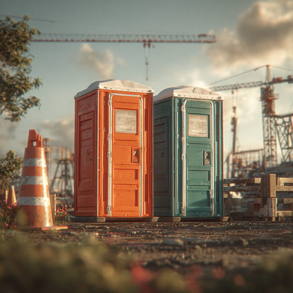 construction site porta potty rentals near you