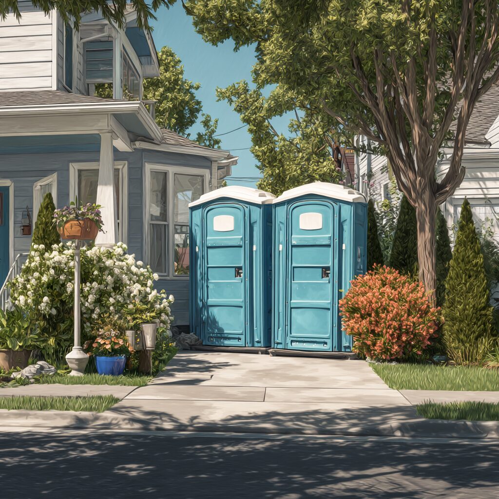 porta potty rentals for outdoor weddings