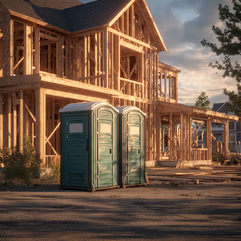 how to use rented portable toilets for residential use