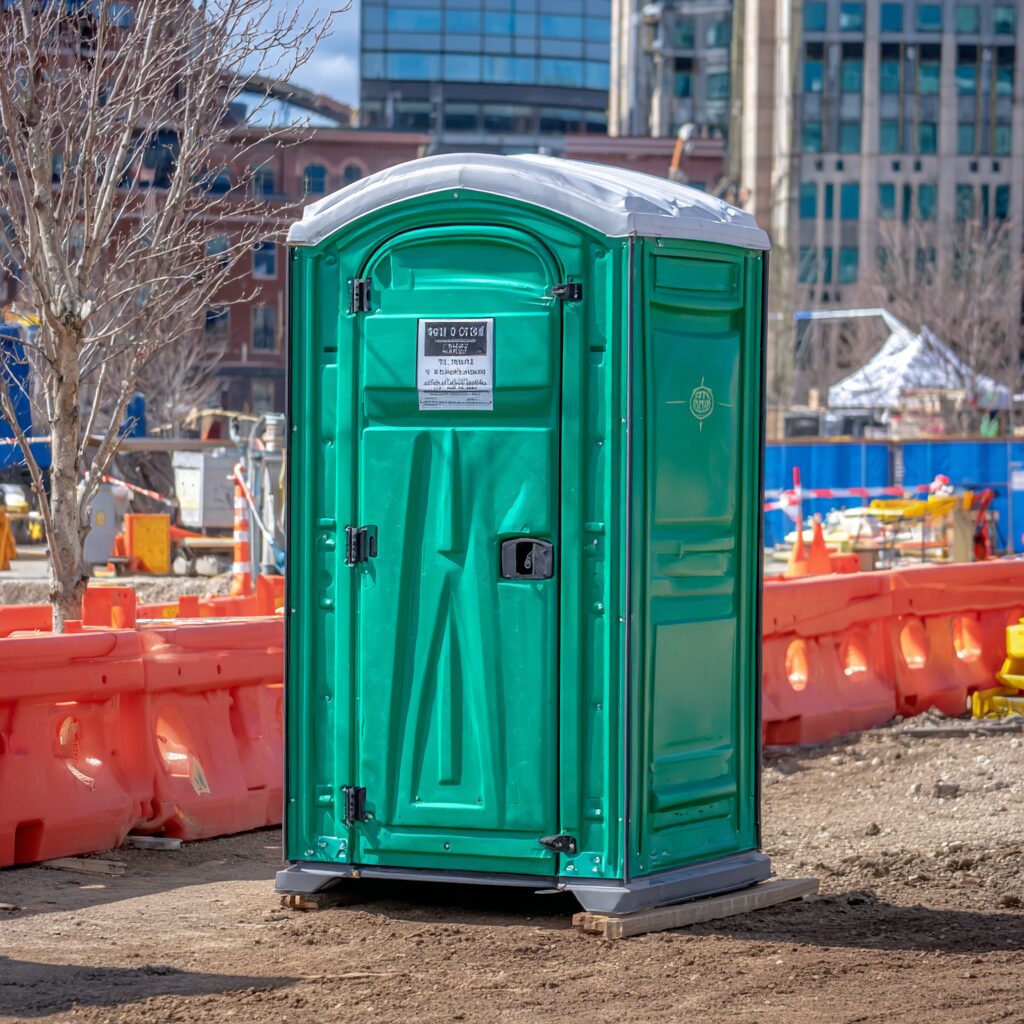 What type of portable toilet should I rent for a construction project?
