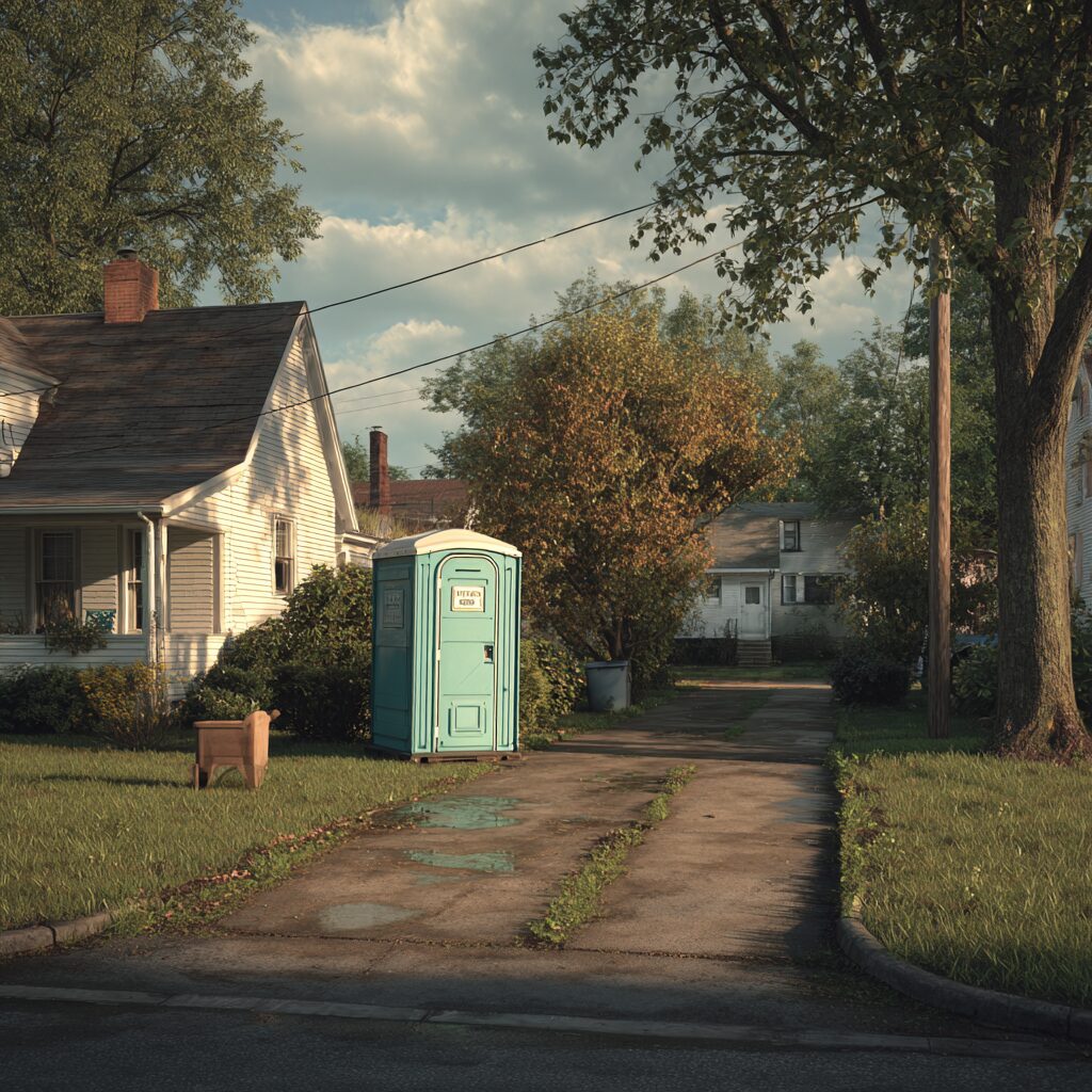 portable toilet rental costs for residential