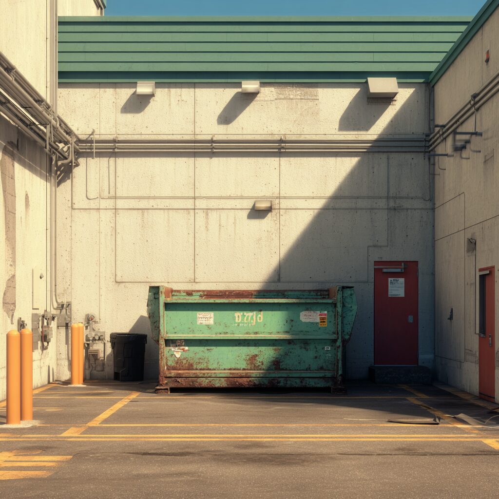 Dumpsters for retail centers