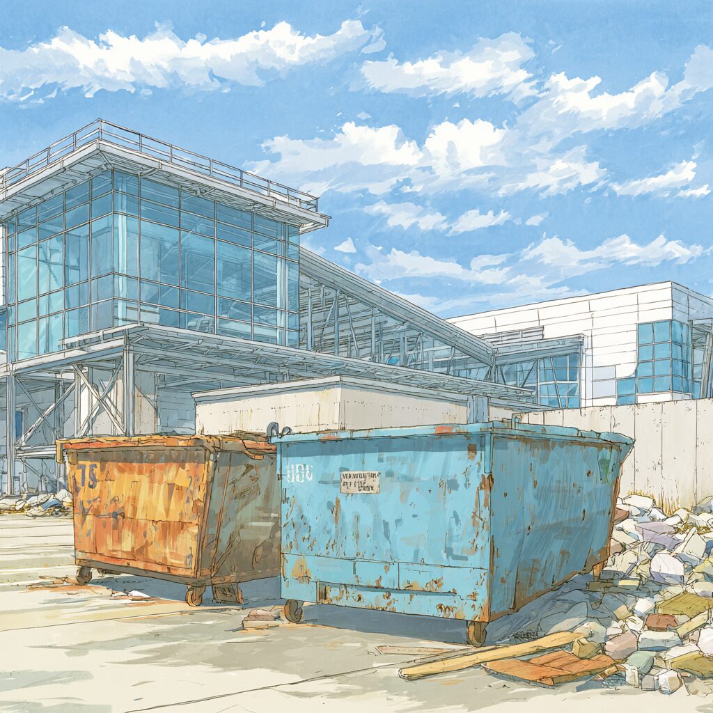 roll-off dumpsters for retail disposal and construction