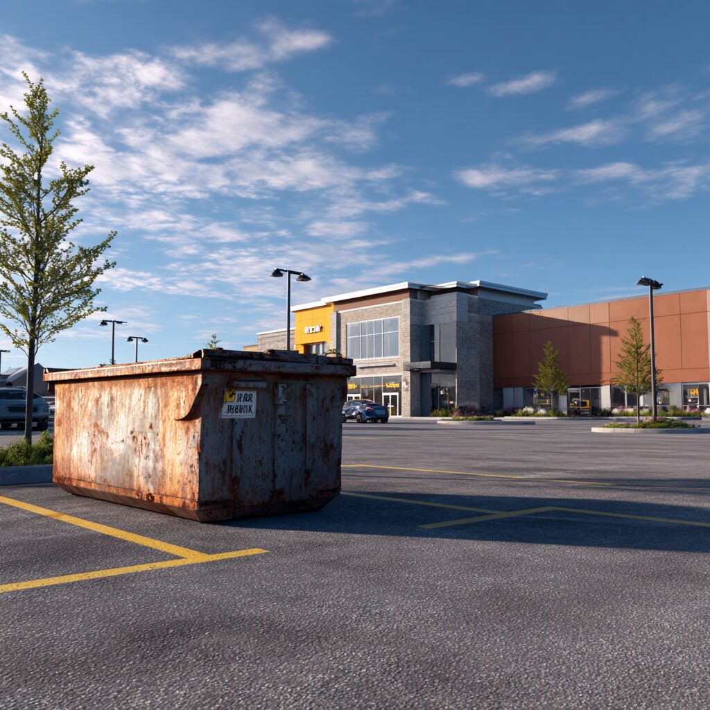 dumpster rentals for retail store closures