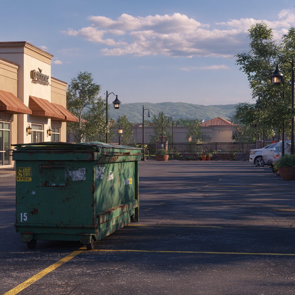 dumpster rentals for retail seasonal needs