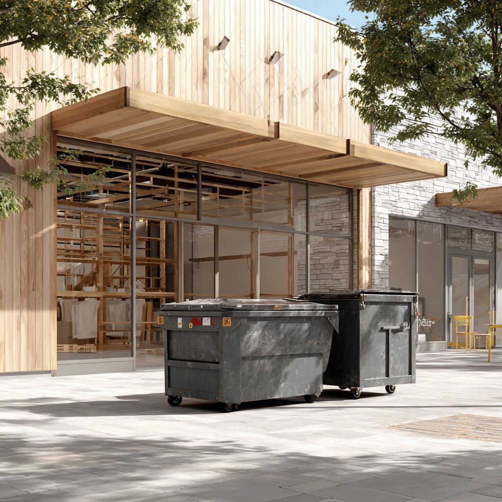 dumpster rentals for retail store closures
