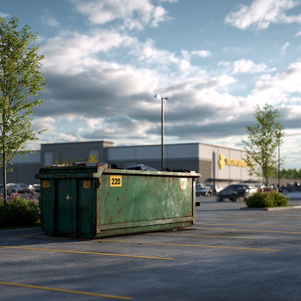 dumpster rentals for retail properties