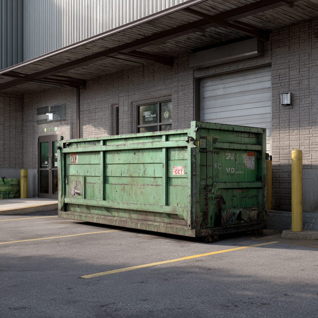 Dumpster rentals for grocery stores
