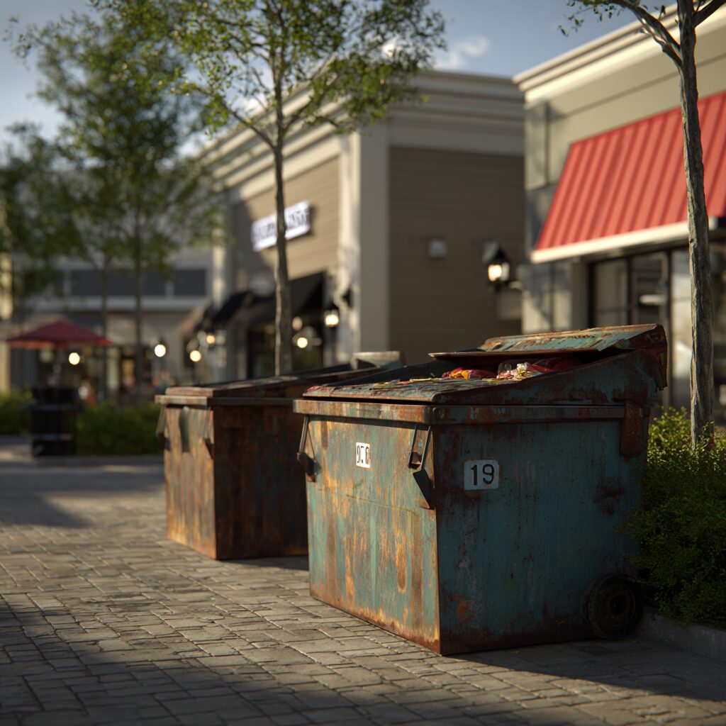 shopping center waste disposal