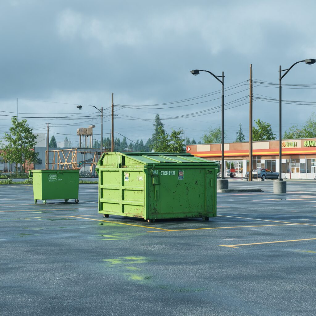 dumpster rentals for shopping centers
