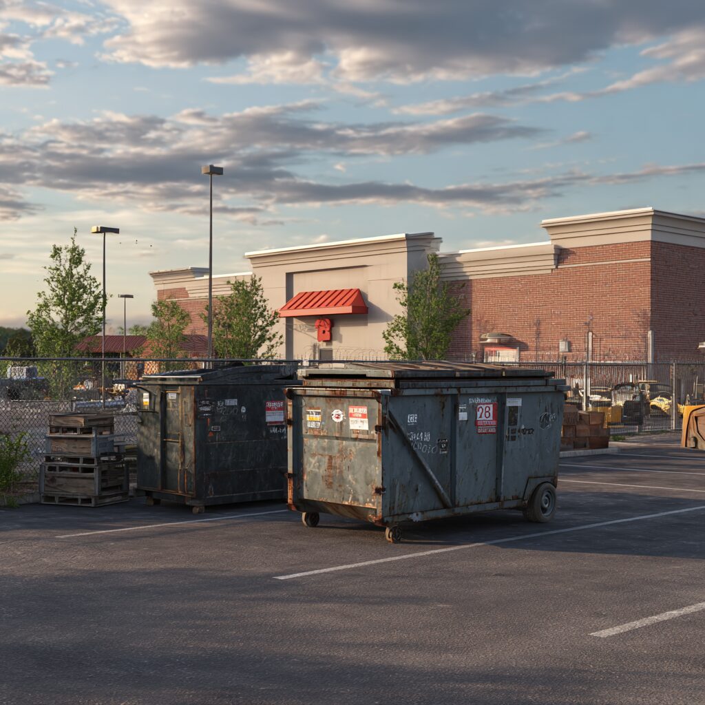 dumpster rentals for big box stores