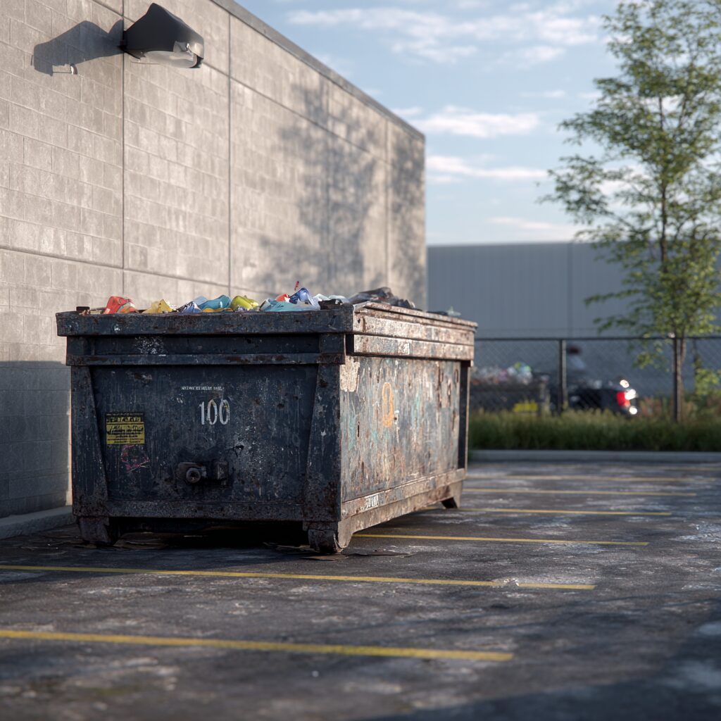 grocery store remodeling dumpster rentals