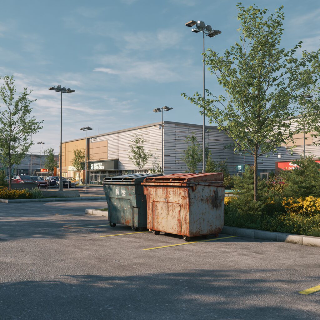 dumpster rentals for shopping centers