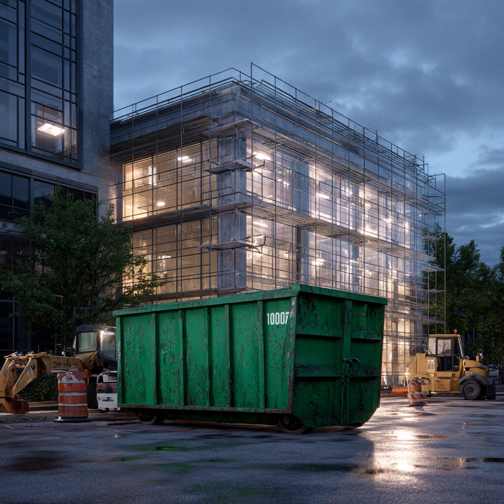 LEED points through smart rented dumpster management