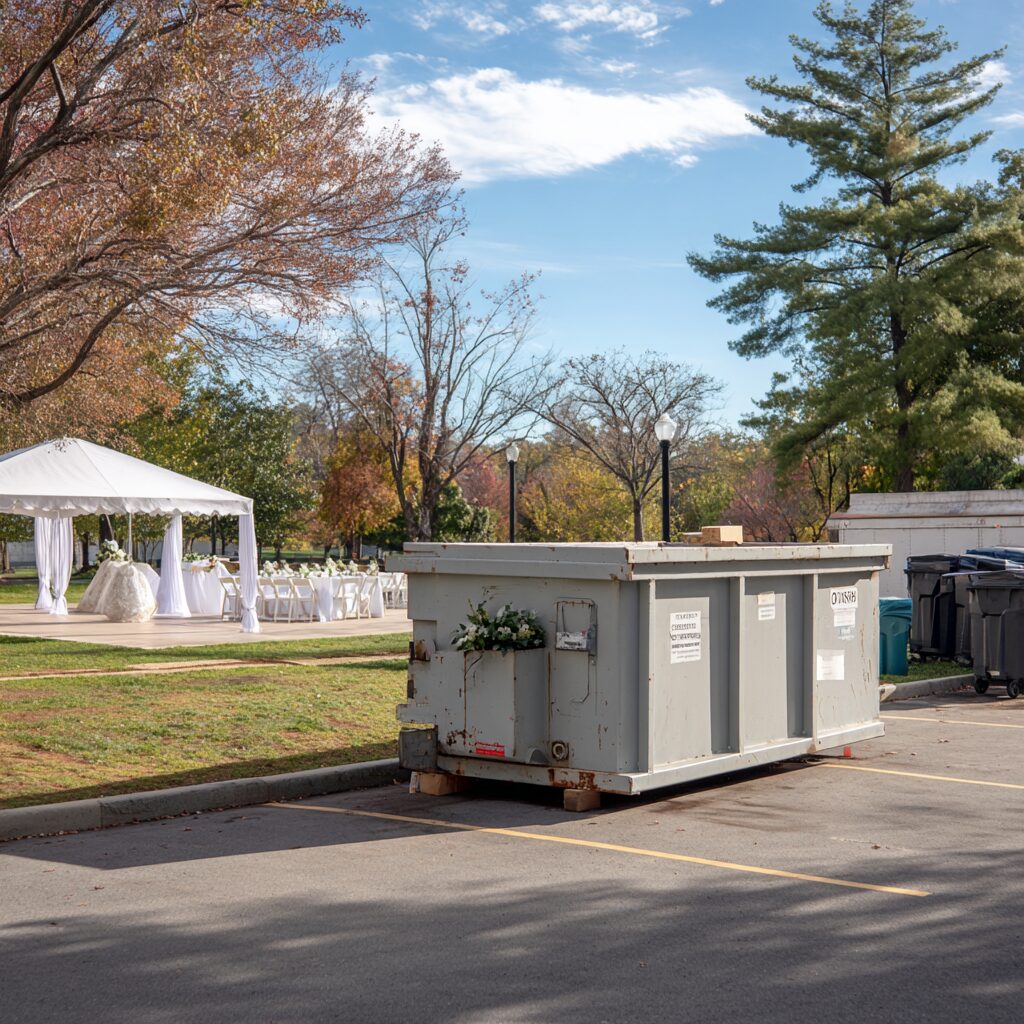 wedding dumpster rentals for all occasions