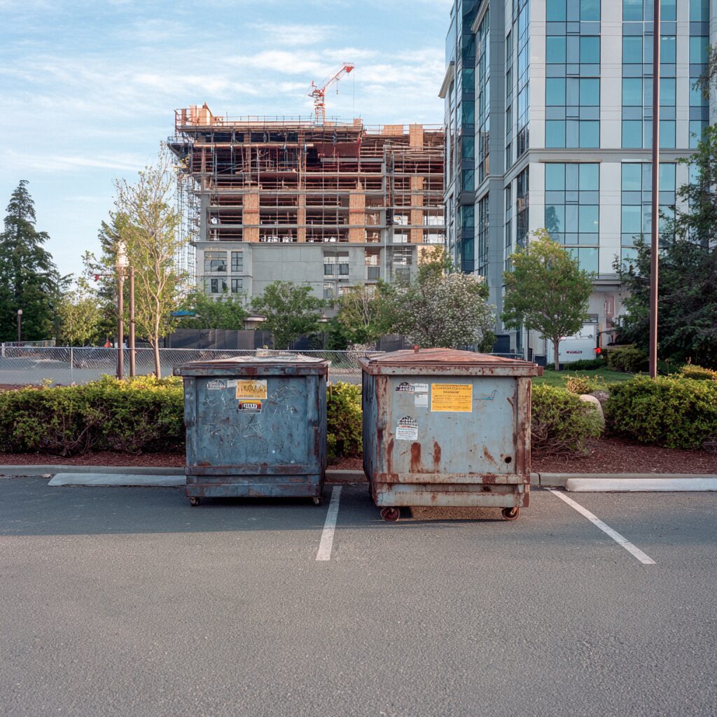 heavy materials handle a 10 yard dumpster